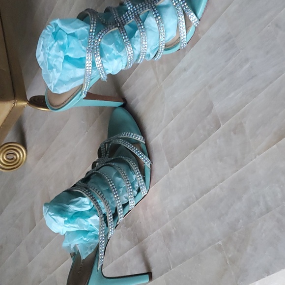 ANTONIO MELANI MINT GREEN SANDALS - Picture 3 of 6